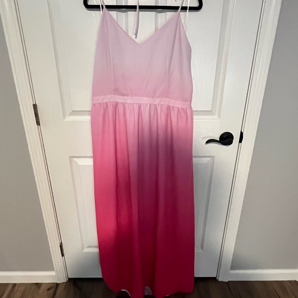 Ombré halter dress
